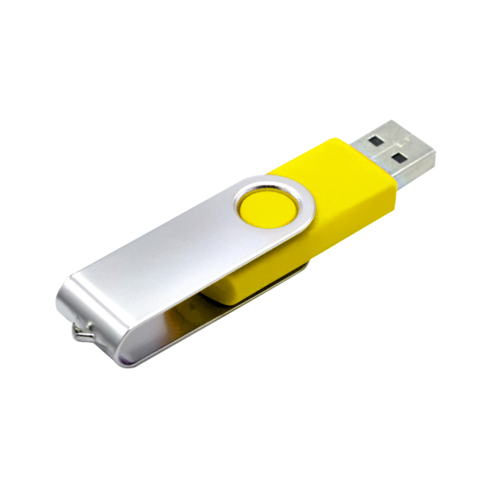 USB Flash 2.0 16 Gb VDF-008, пластик, метал, желтый 