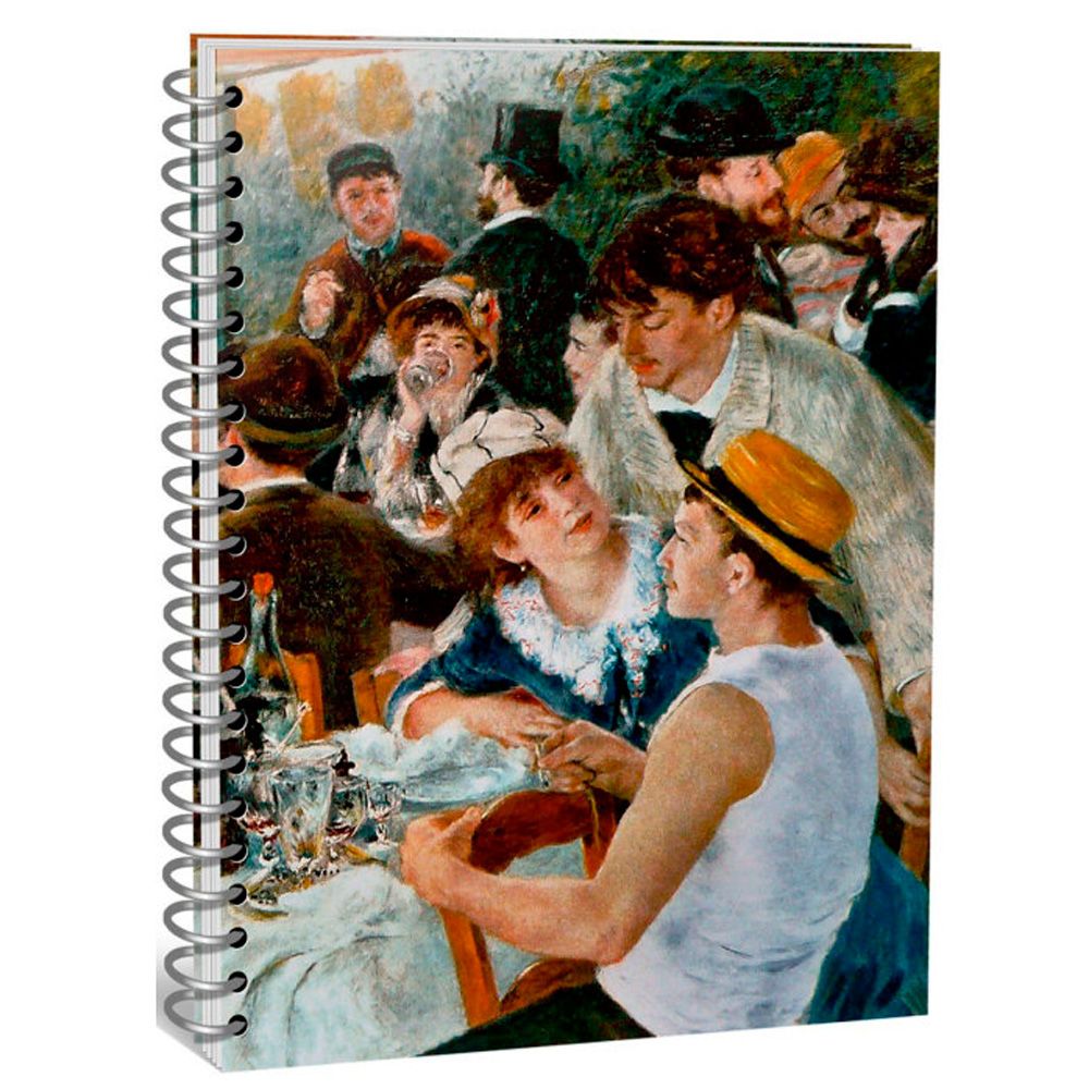 Скетчбук "Ренуар. Завтрак гребцов", А5, 100 листов, разноцветный