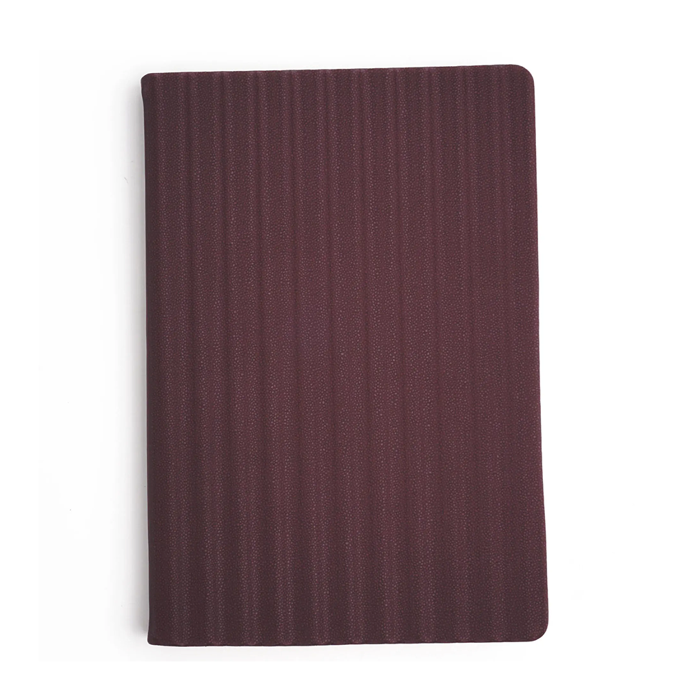 Книга записная "Stripes", А5, 128 листов, клетка, сливовый