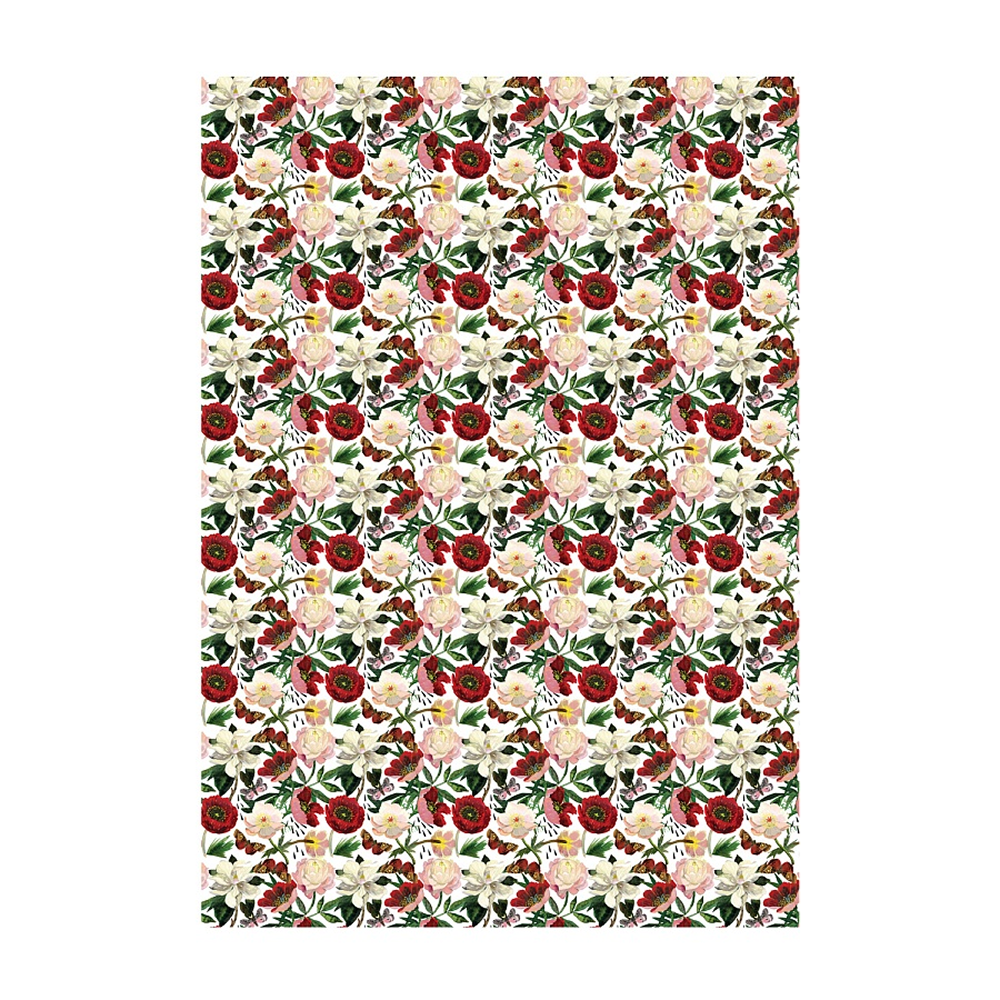Бумага декоративная в рулоне "Flora. Пионы", 1 x 0,7 м - 3