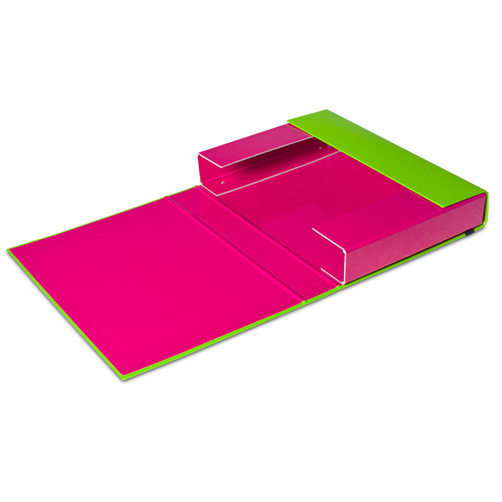 Папка на резинках "Duo Colours", А4, 50 мм, ассорти - 6