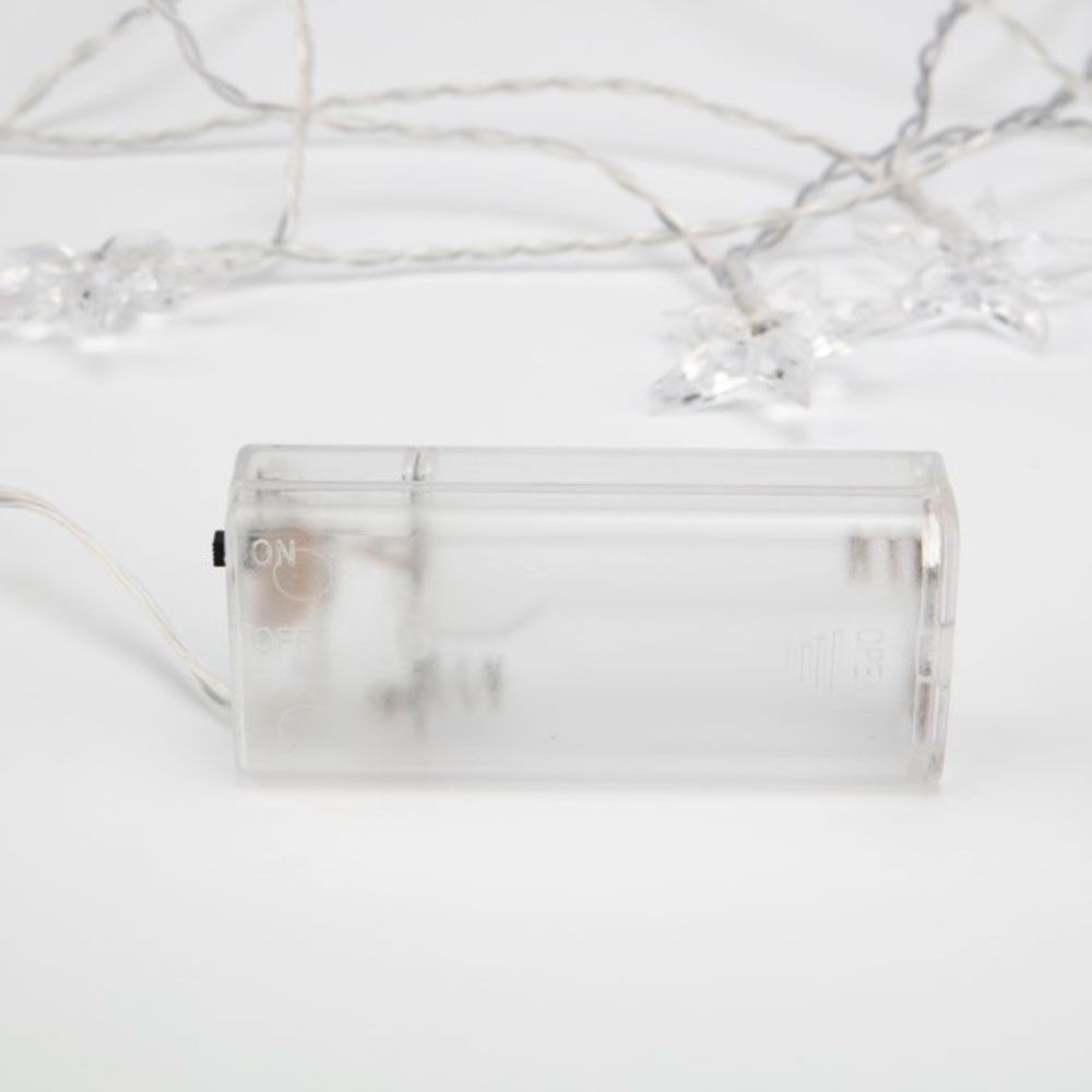 Гирлянда LED "Звёздочки", 1.5 м, теплый белый - 4