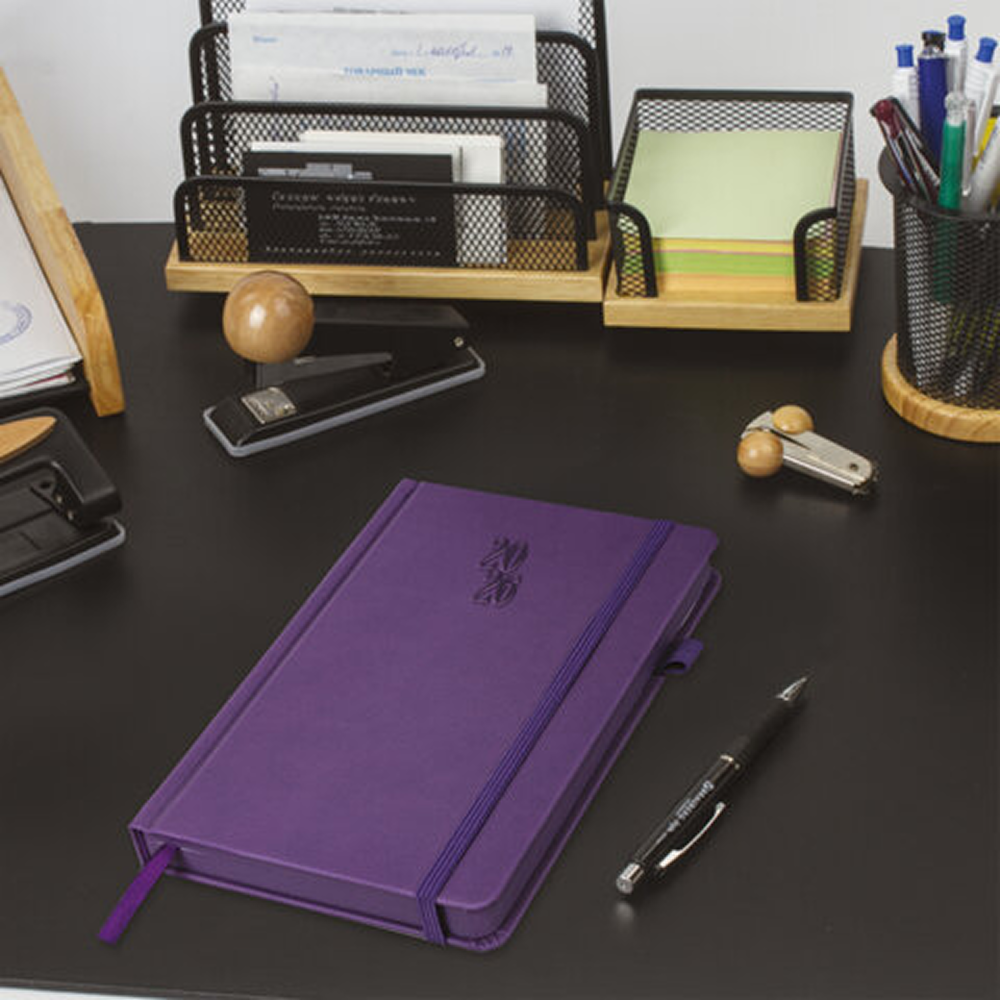 Ежедневник датированный "Plain" на 2026 год, А5, 336 страниц, фиолетовый - 5