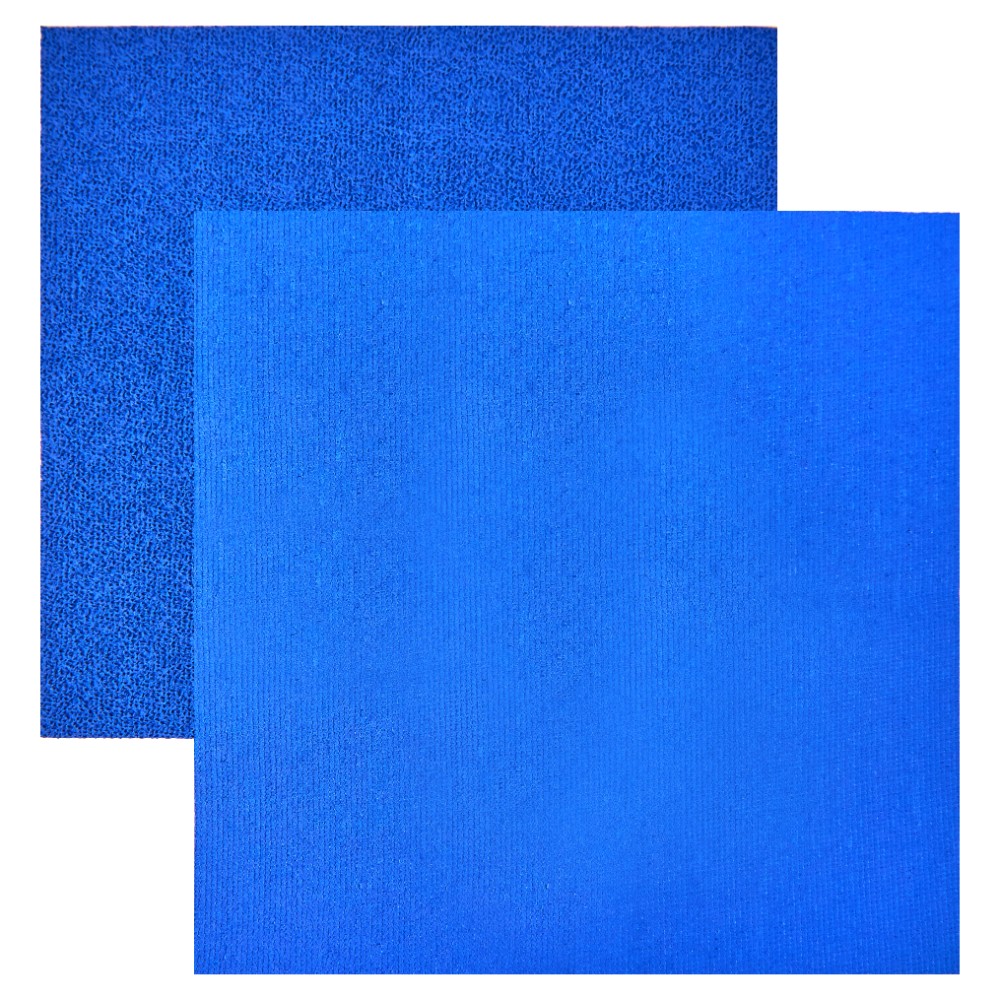 Салфетка из микроволокна прорезиненная, 250г/м2, 30х30см, 2шт/упак, синий
