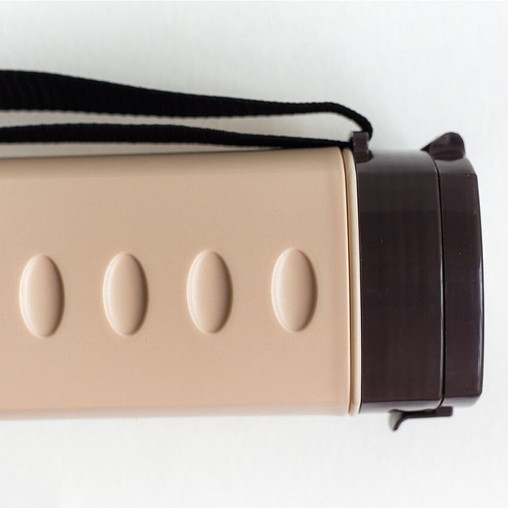 Тубус раздвижной "Малевичъ" с ремнем, диаметр 9 см, кремовый - 4