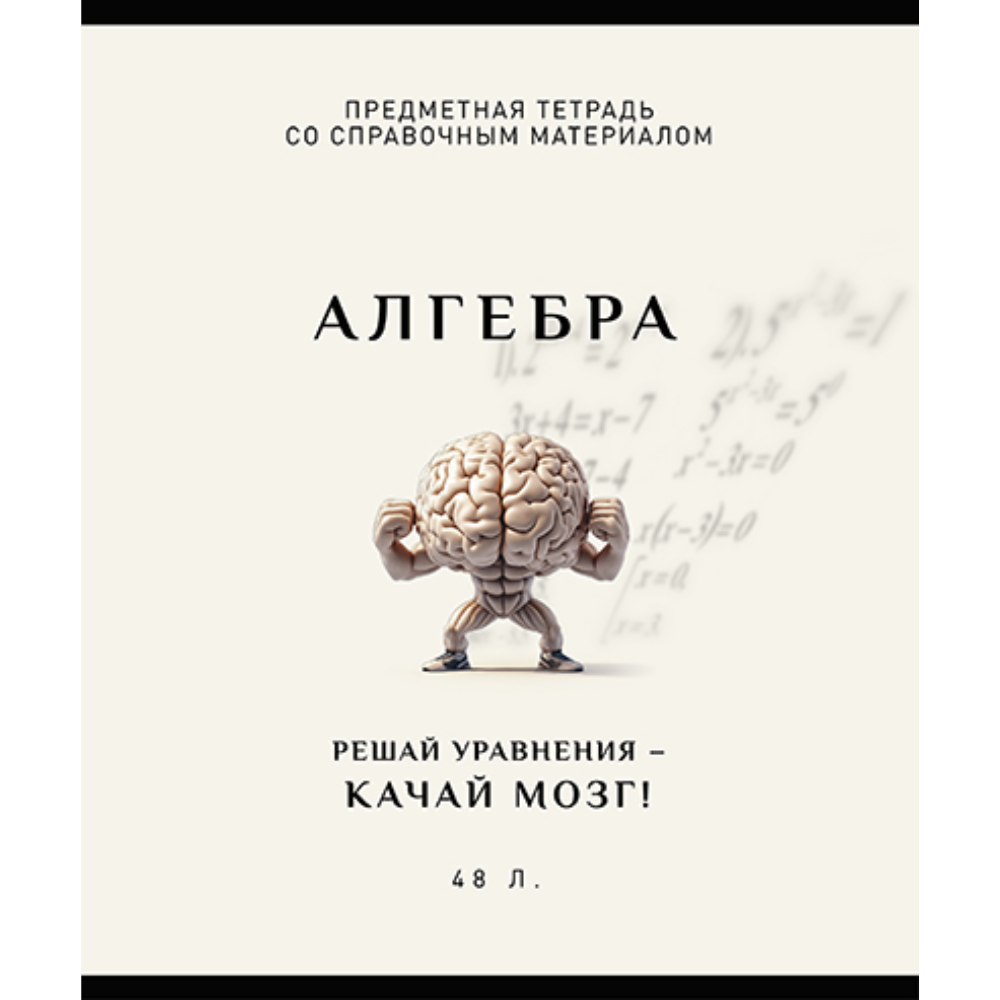 Тетрадь предметная "Арт-стиль. Алгебра", А5, 48 листов, клетка