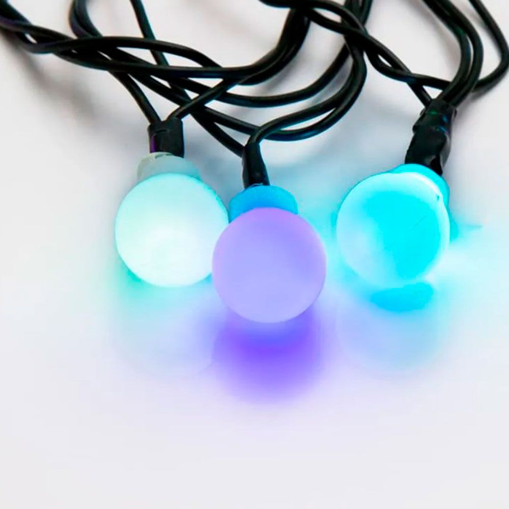 Гирлянда электрическая LED "Мультишарики", d15ммx5м, темно-зеленый - 2