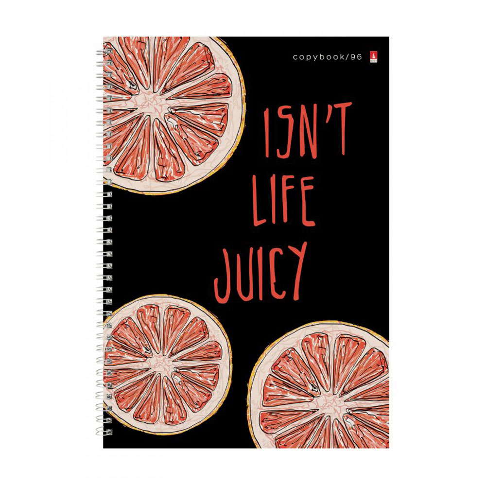 Тетрадь "Juicy life", А4, 96 листов, клетка, ассорти