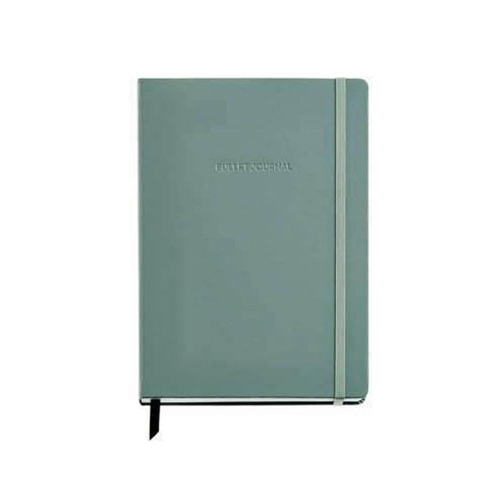 Блокнот "Bullet Journal", А5, 96 листов, в точку, зеленый