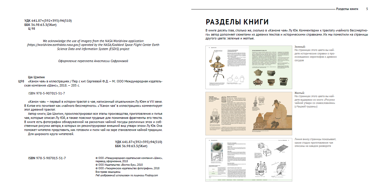 Книга "Канон чая в иллюстрациях", Цю Цзипин