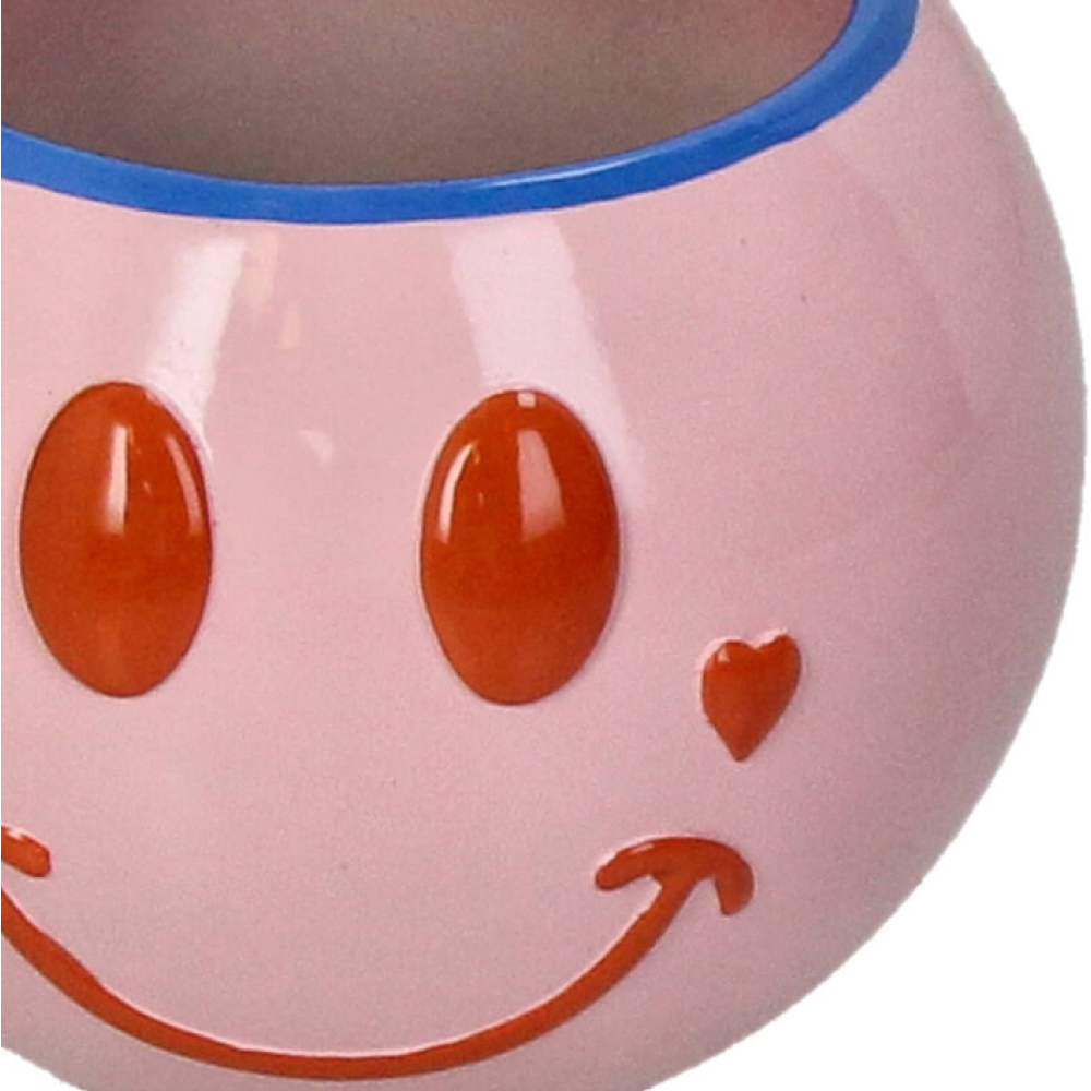 Кашпо "Smiley", полистоун, розовый - 3