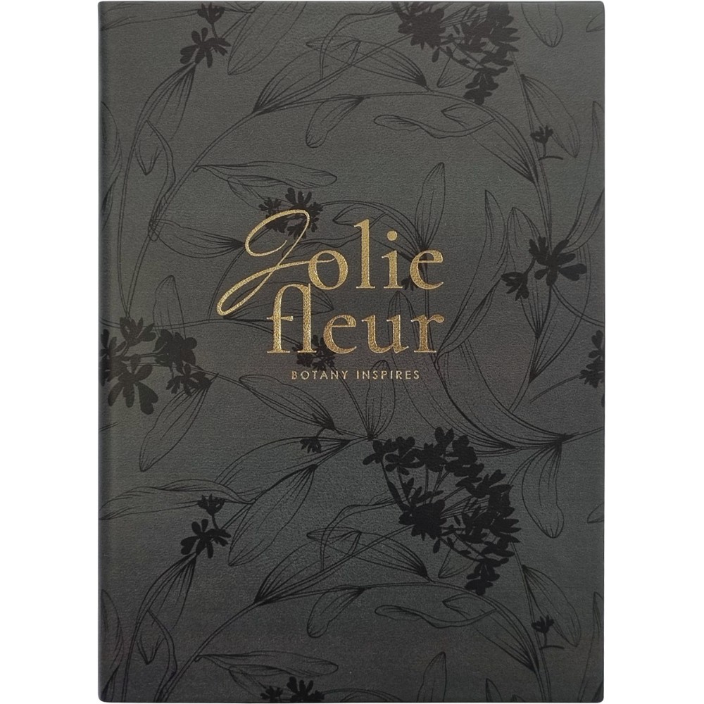Ежедневник датированный "Fleur" 2026, А5, 352 страницы, черный