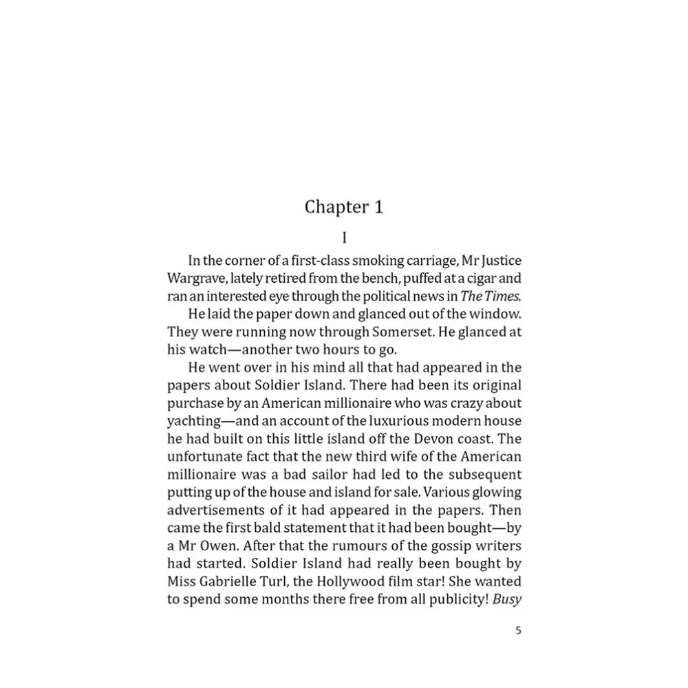 Книга на английском языке "И никого не стало", Агата Кристи