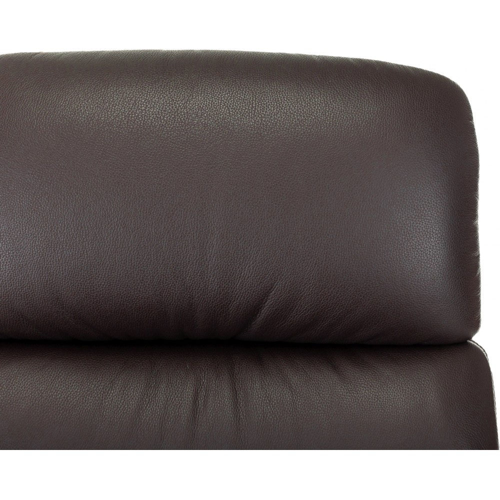 Кресло для руководителя Бюрократ VEGA, кожа, коричневый - 10