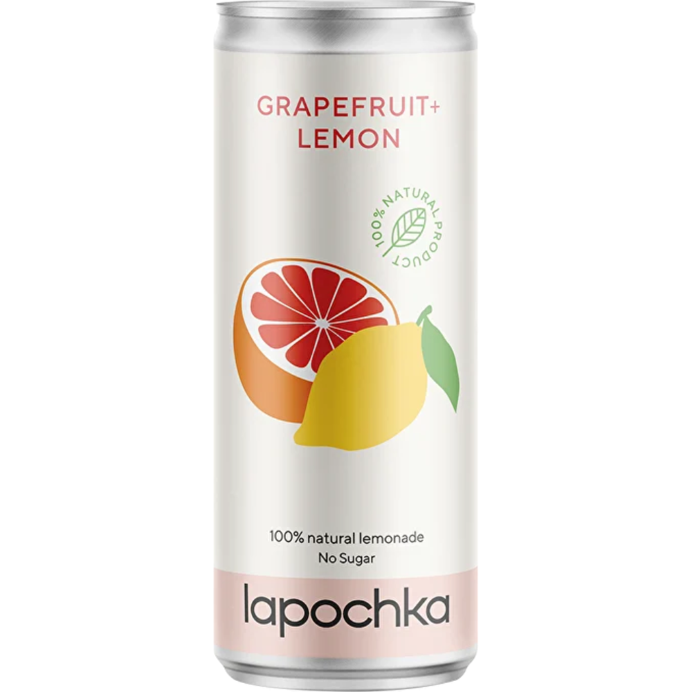 Напиток "Lapochka" вкус грейпфрут лимон, 0.33 л