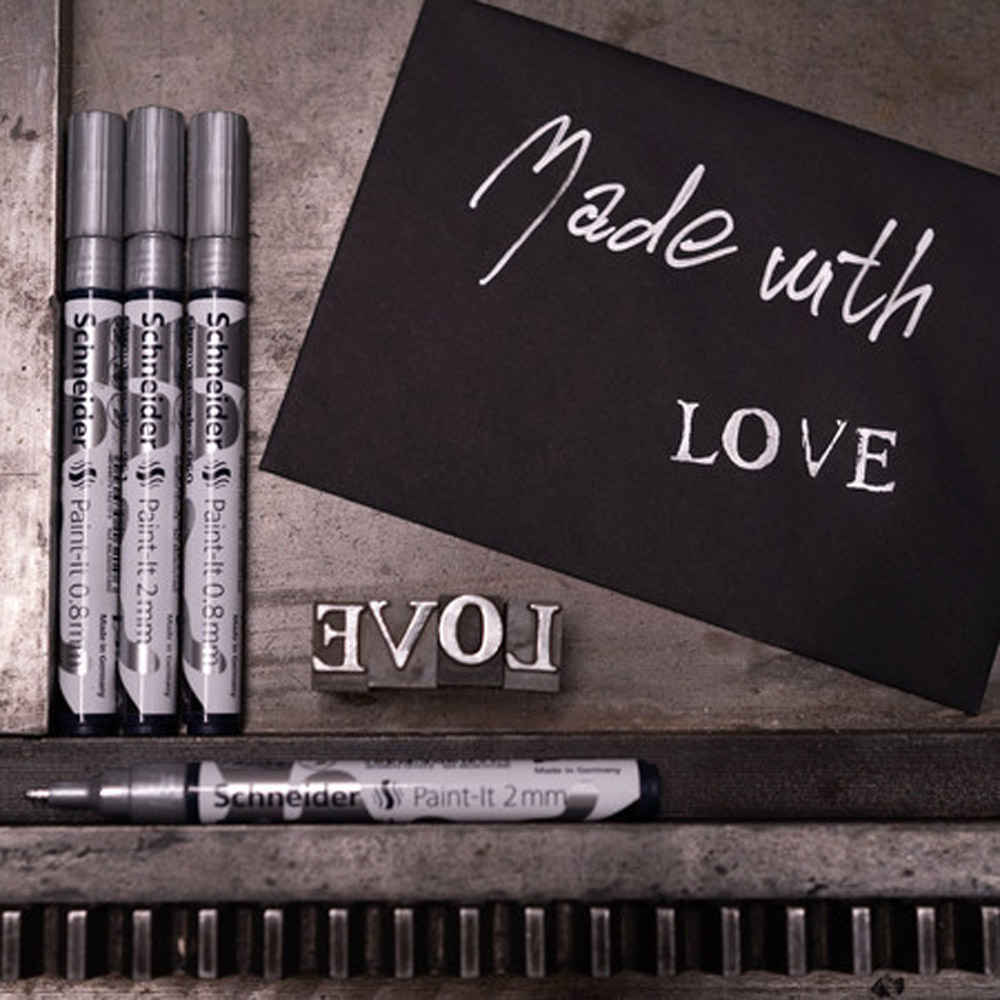 Маркер жидкий хром "Paint-It 061", 2 мм, хром металлик - 9