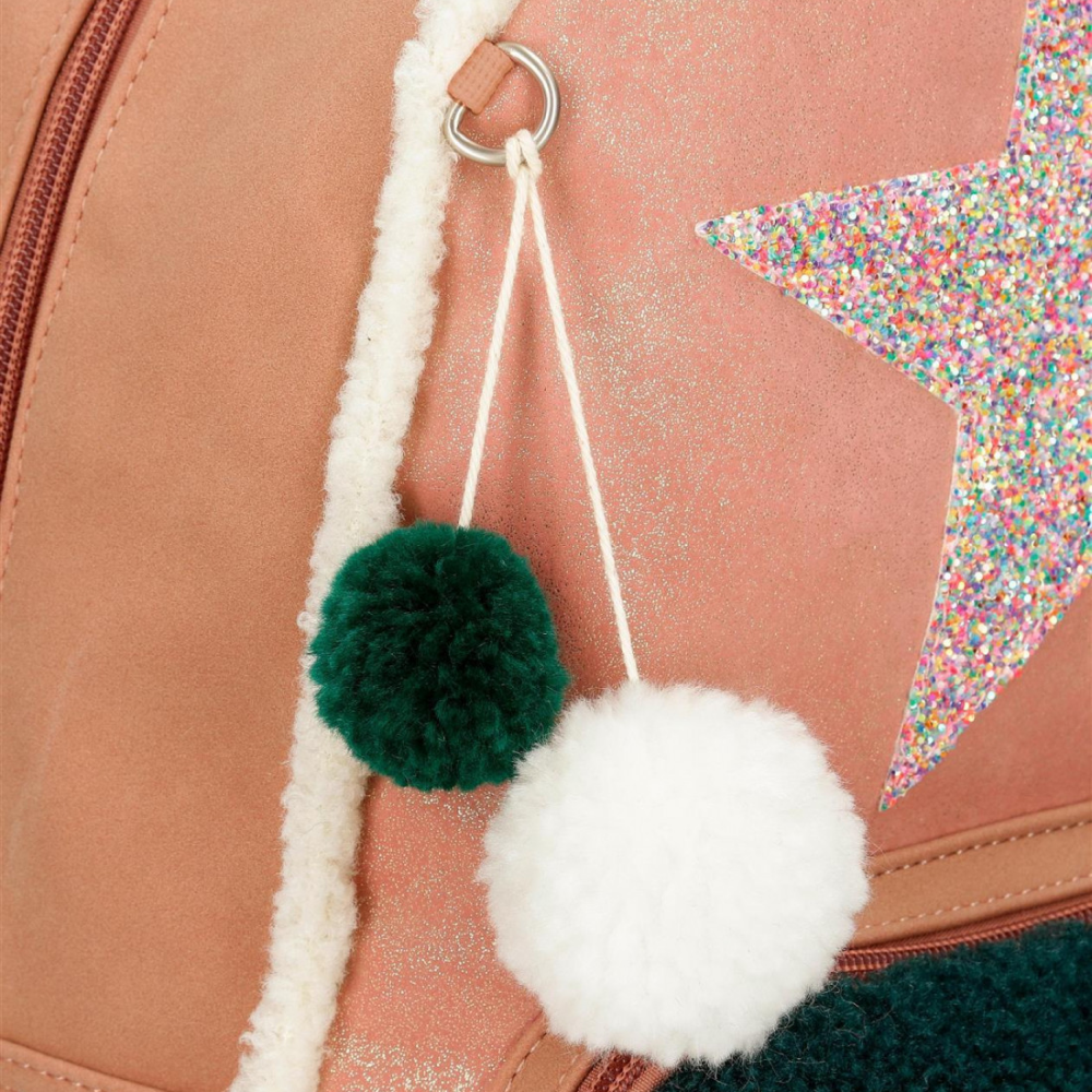 Рюкзак детский "Shine Stars", розовый, черный - 5