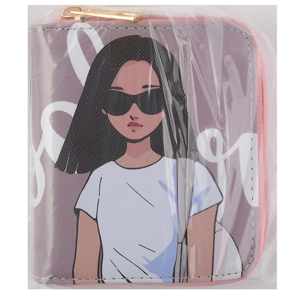 Кошелек "Cool girl", розовый - 5