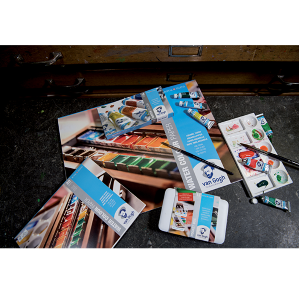 Бумага для акварели "Van Gogh", 40x30 см, 300 г/м2, 12 листов - 4