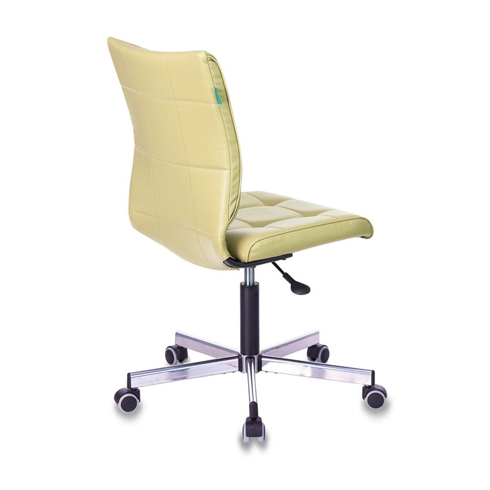 Кресло для персонала "Бюрократ CH-330M", кожзам, металл, зеленый - 4