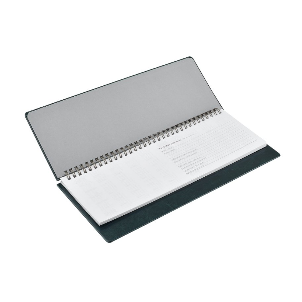 Еженедельник датированный "Sidney Nebraska" 2026, зеленый - 4