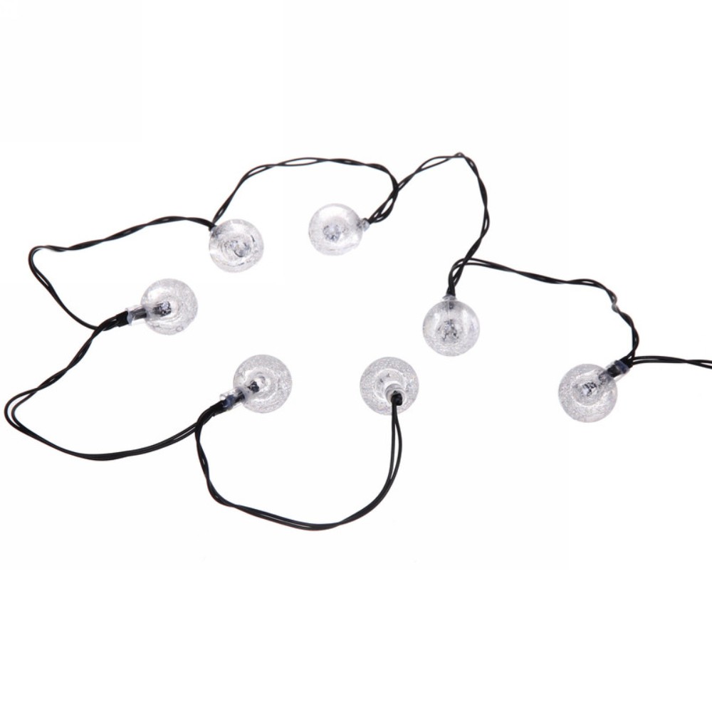 Гирлянда уличная "Роса", 3 м, 20 LED, тепло белый, солнечная батарея