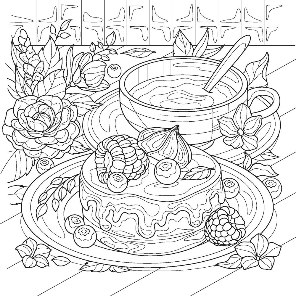 Раскраска антистресс "Тёплые воспоминания!" - 5