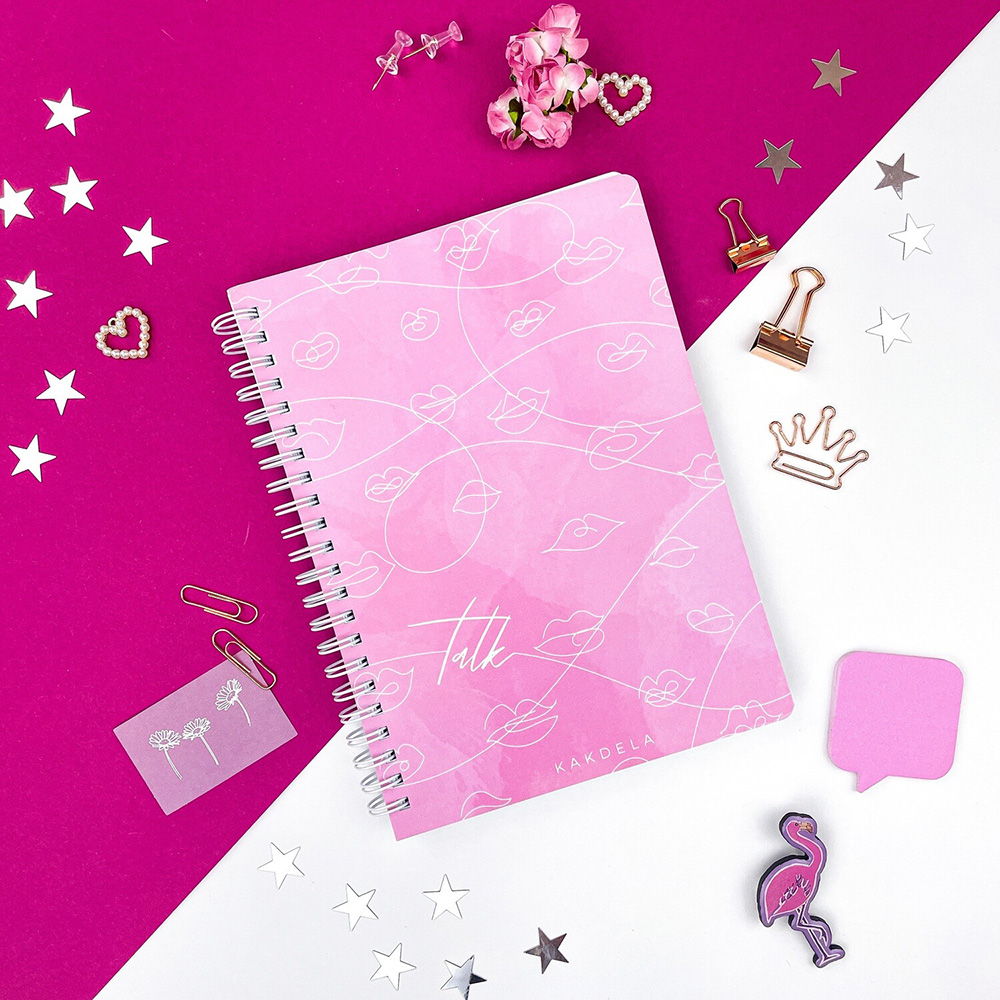 Блокнот-планер "Kakdela 3.0. Talk", А5, 83 листа, розовый - 11