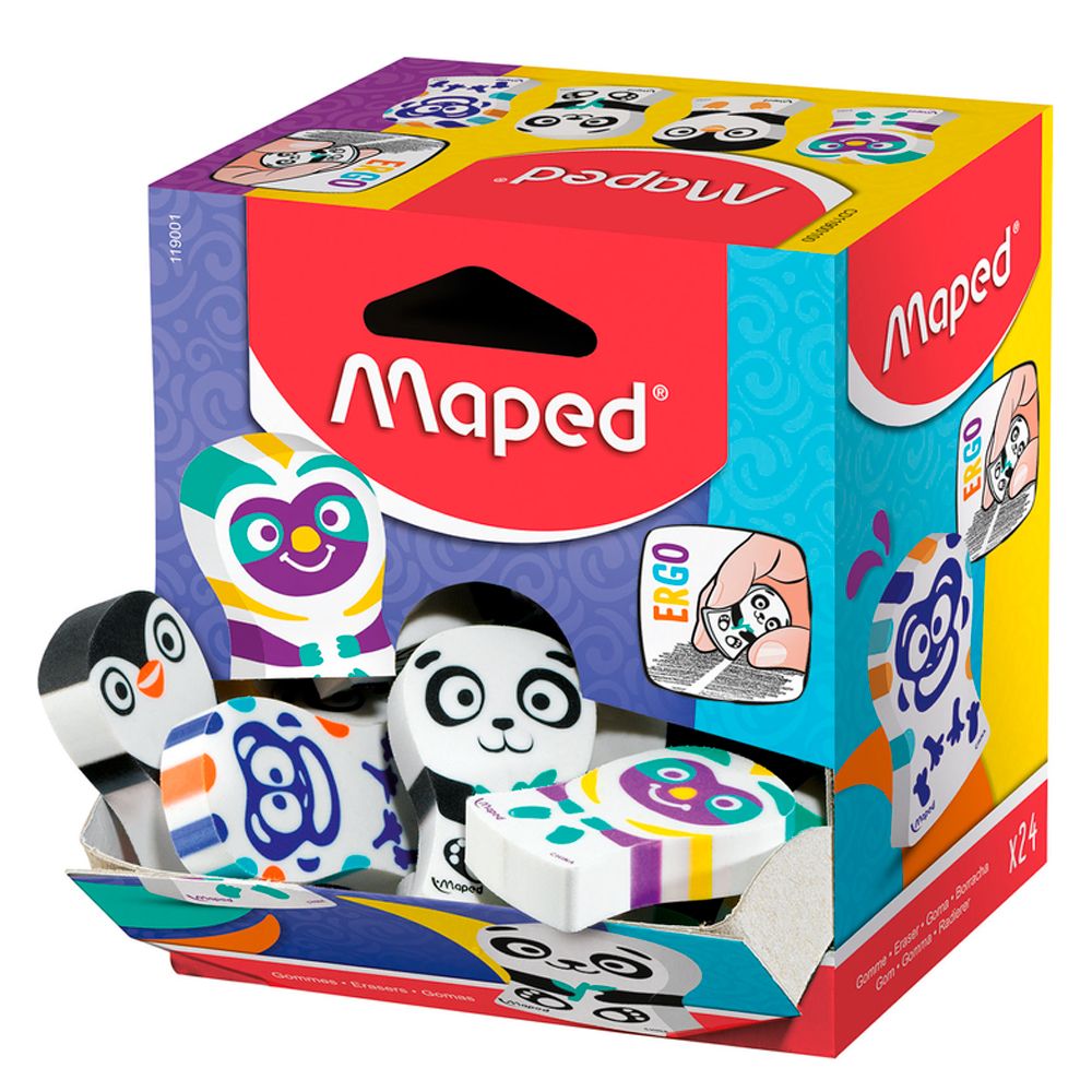 Ластик Maped "Ergo Fun", 1 шт, ассорти - 5