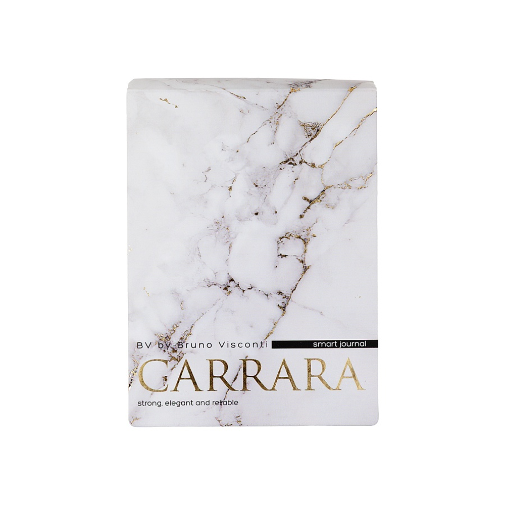 Блокнот "Carrarra", A6, 250 листов, нелинейный, склейка сверху, белый - 2