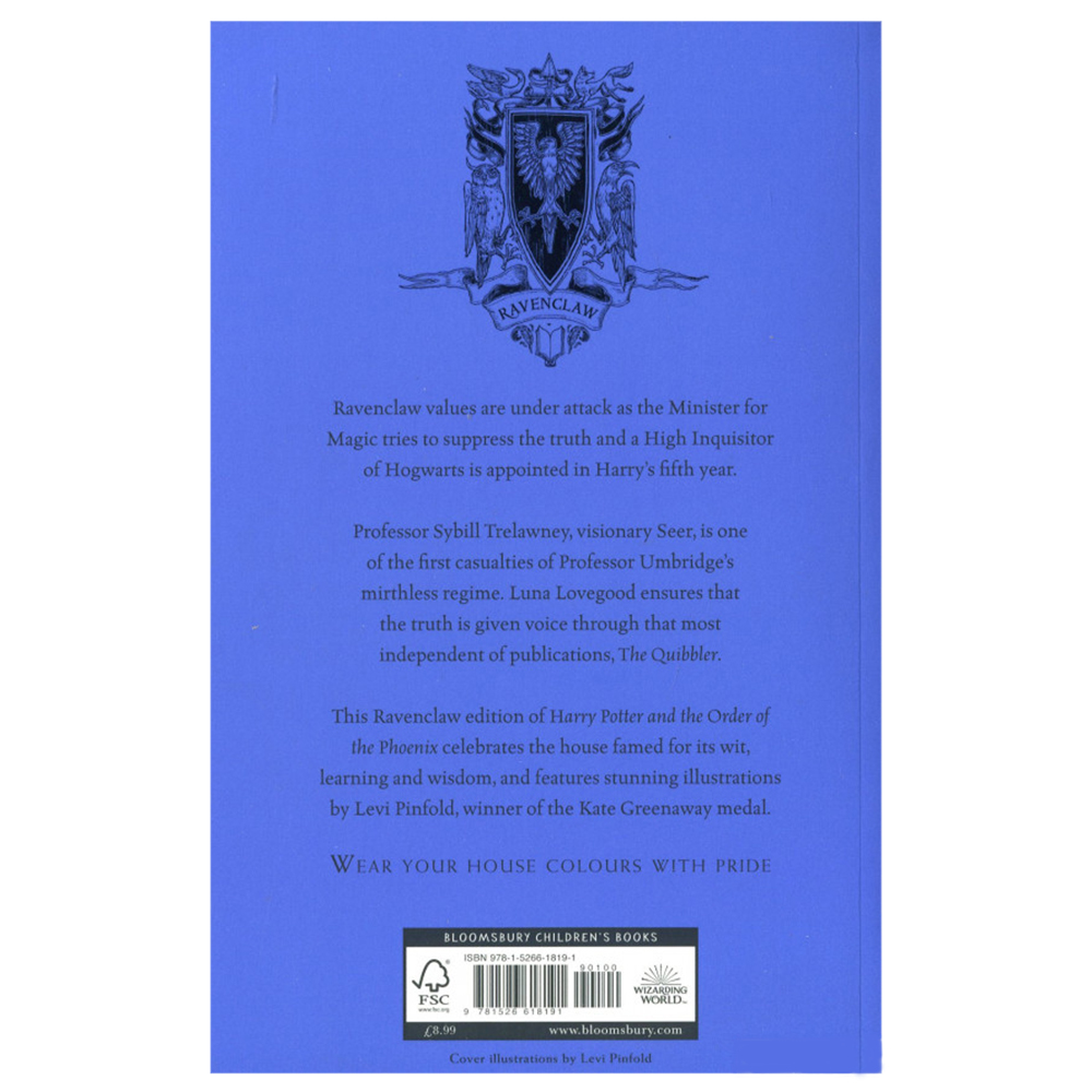 Книга на английском языке "Harry Potter and the Order of the Phoenix - Ravenclaw ed Pb", Rowling J.K. 
