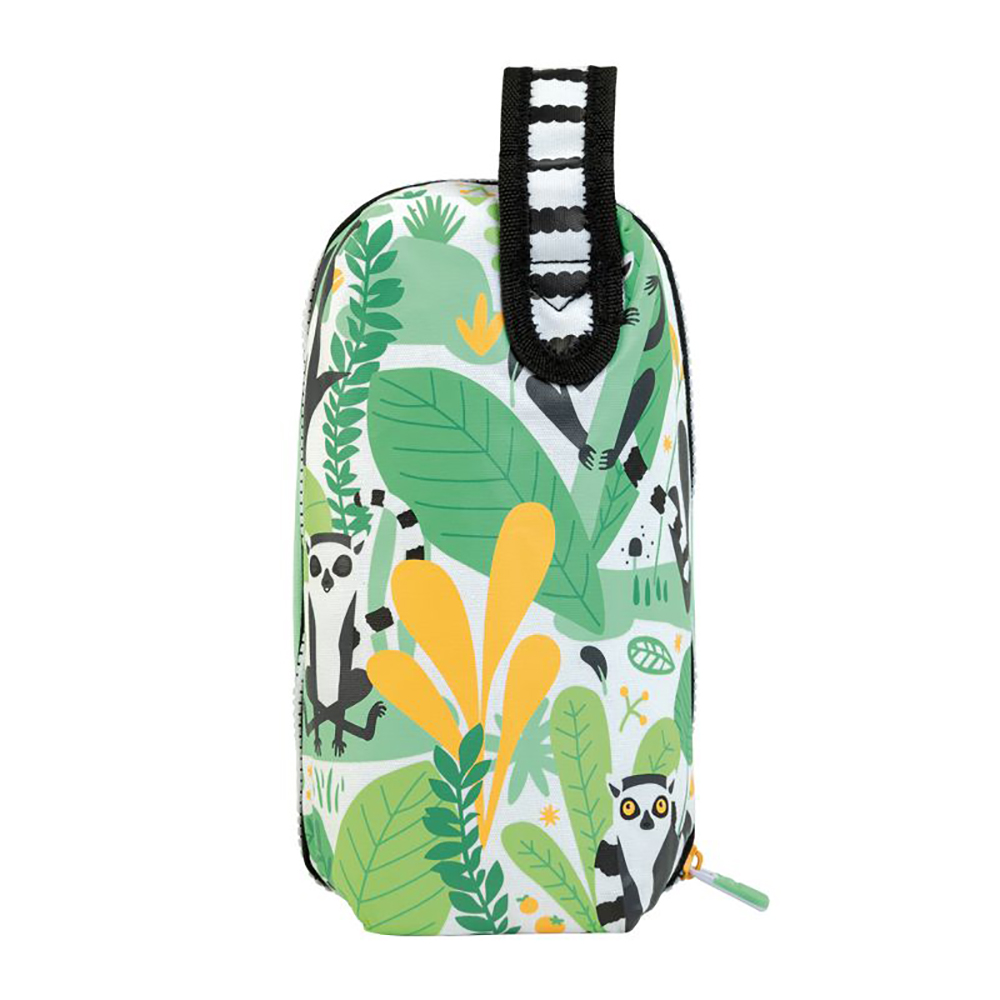 Пенал Milan "Hide & Seek" с наполнением, 4 отделения, зеленый - 2