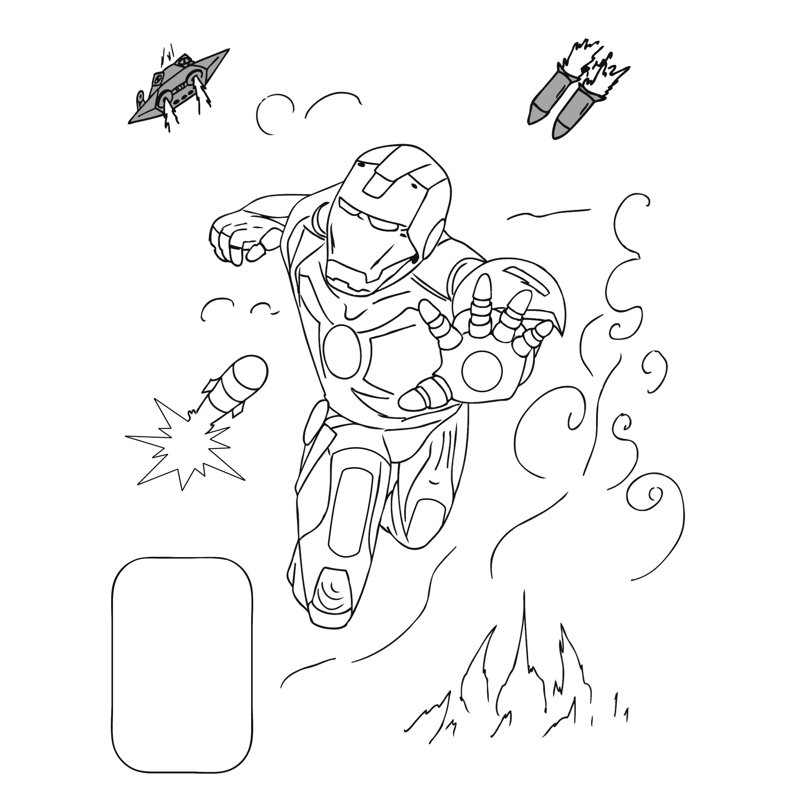 Раскраска с наклейками "Супер герои" - 3