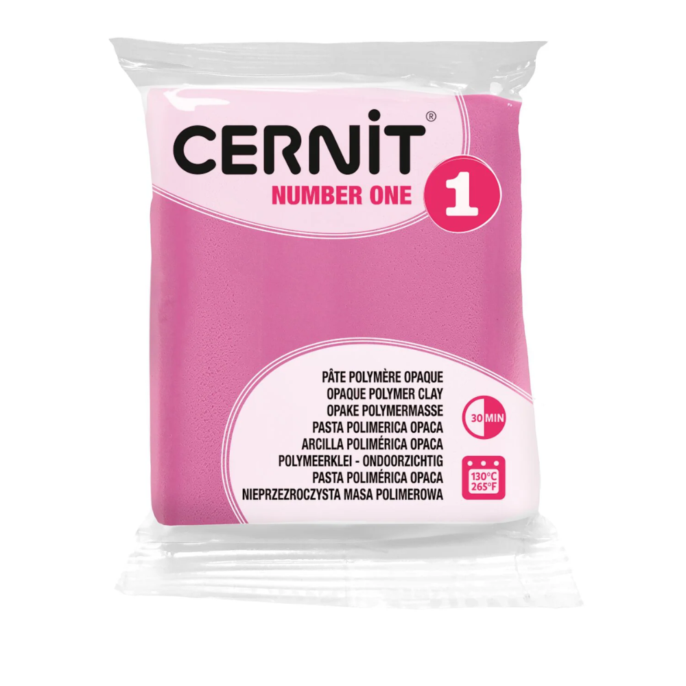 Полимерная глина "Cernit № 1 (Number One)", 56 г, 922 фуксия