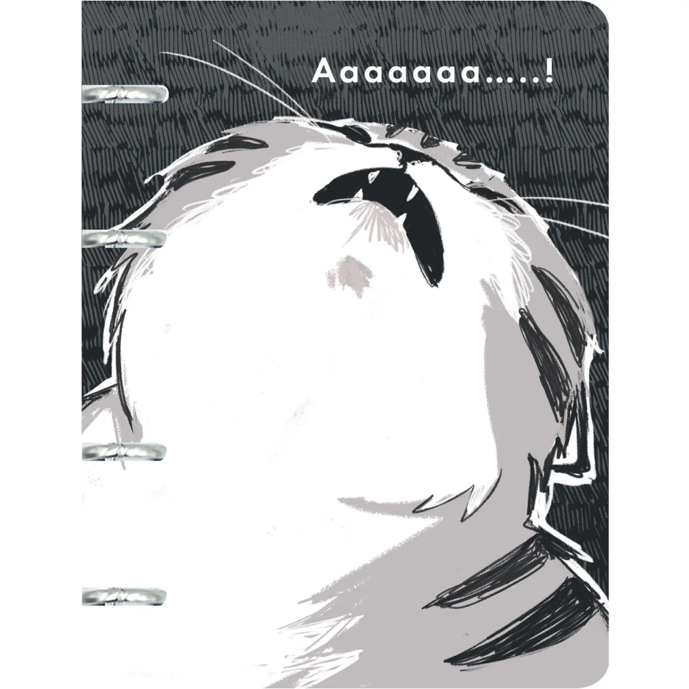 Тетрадь "Монохромные котики (Эксклюзив)", А5, 100 листов, в клетку, черный