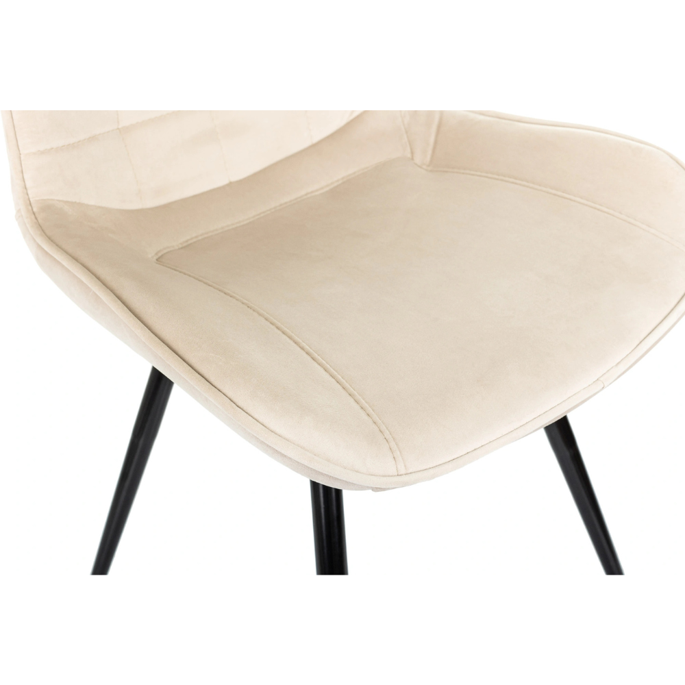 Стул Бюрократ "CH-K2", ткань, бежевый, металл - 3