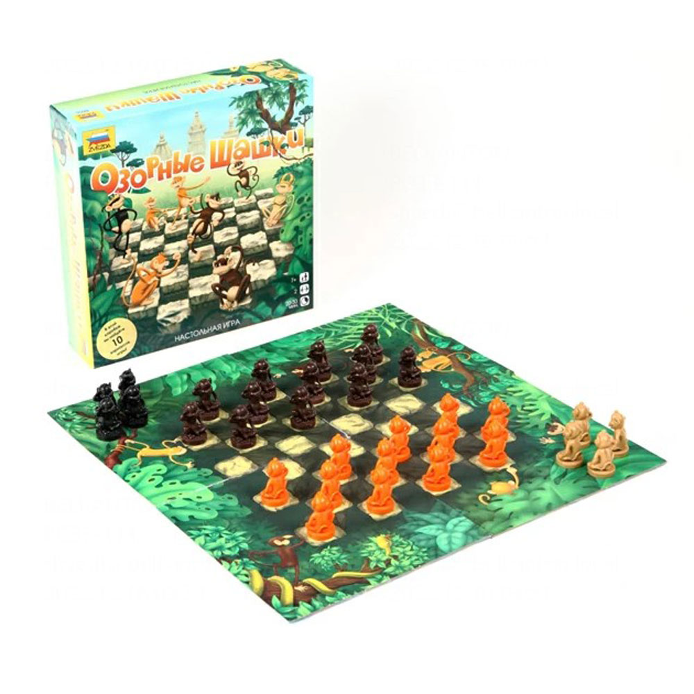 Игра настольная "Озорные шашки"