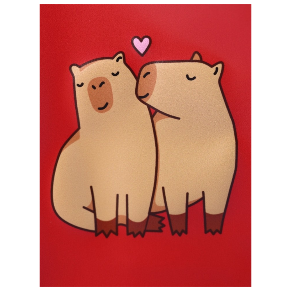 Обложка для паспорта "Capybara love", разноцветный - 3