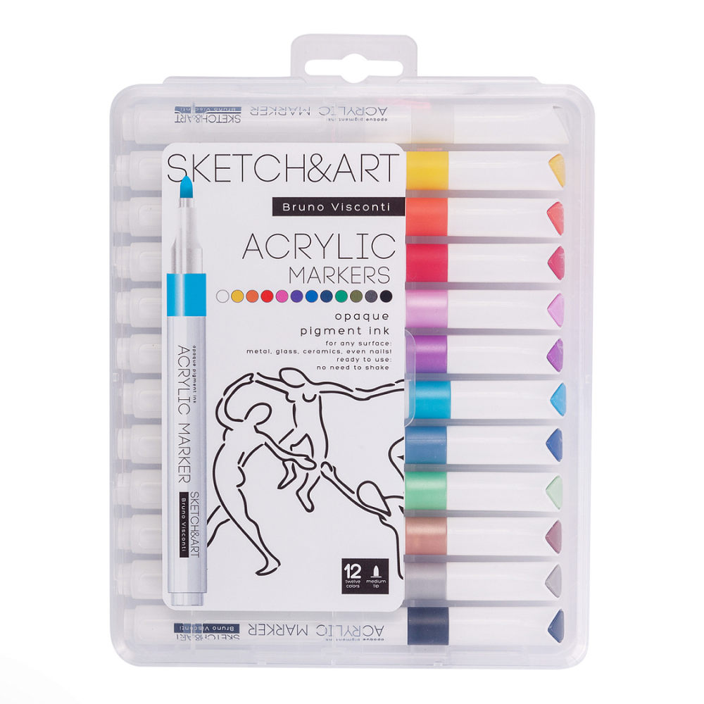 Набор маркеров художественных "Sketch&Art", 24 штуки