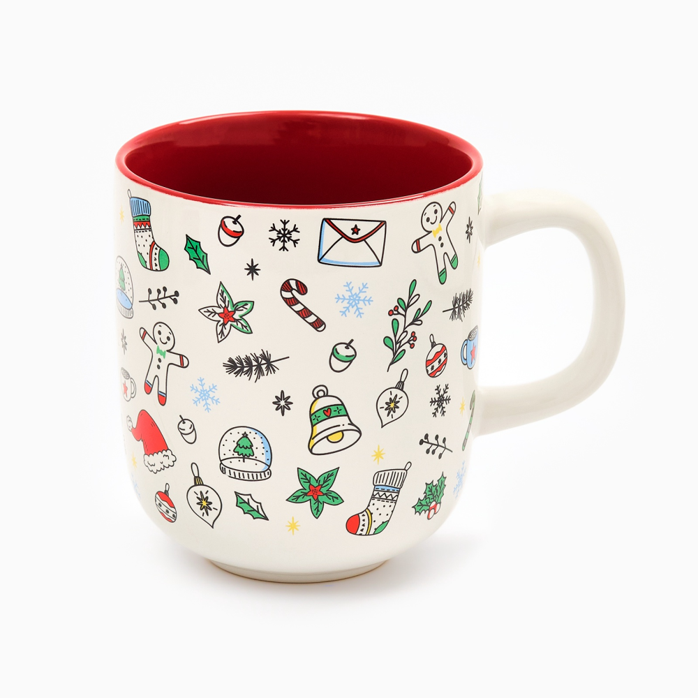 Кружка керамическая "Тепла и уюта", 470 мл, белый - 4