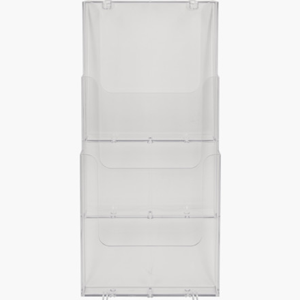 Модуль настенный "Exacompta", 3 отделения, вертикальный, прозрачный - 3