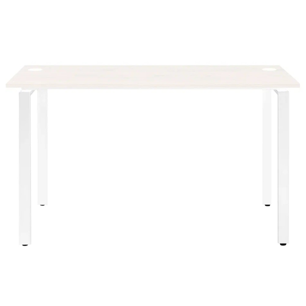 Стол письменный Millwood Лофт Сиэтл (ДТ-5), 1300х700 мм, дуб белый крафт, белый