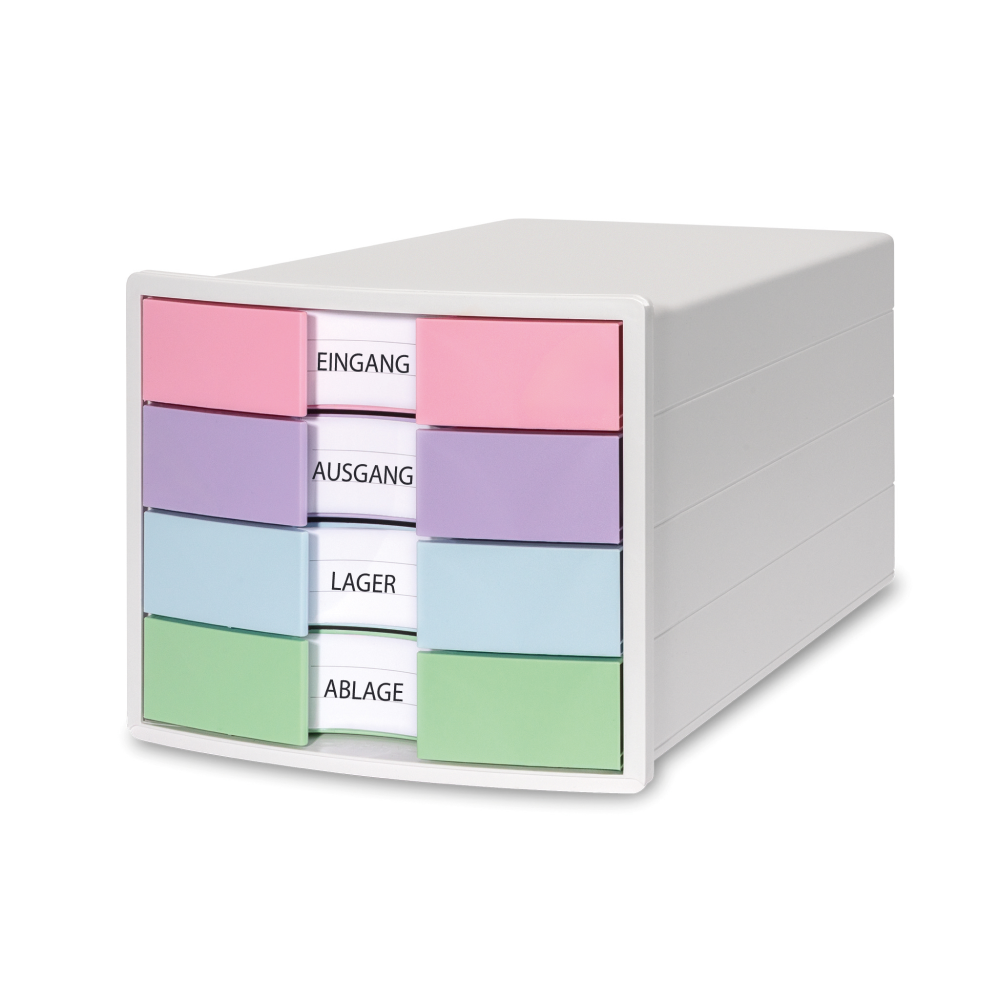 Блок из 4 лотков закрытый "Impuls", белый