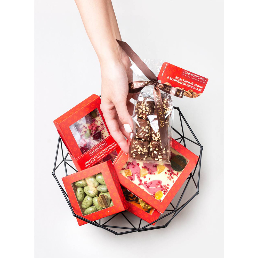 Конфеты "Клубника в темном шоколаде", 50 г - 3