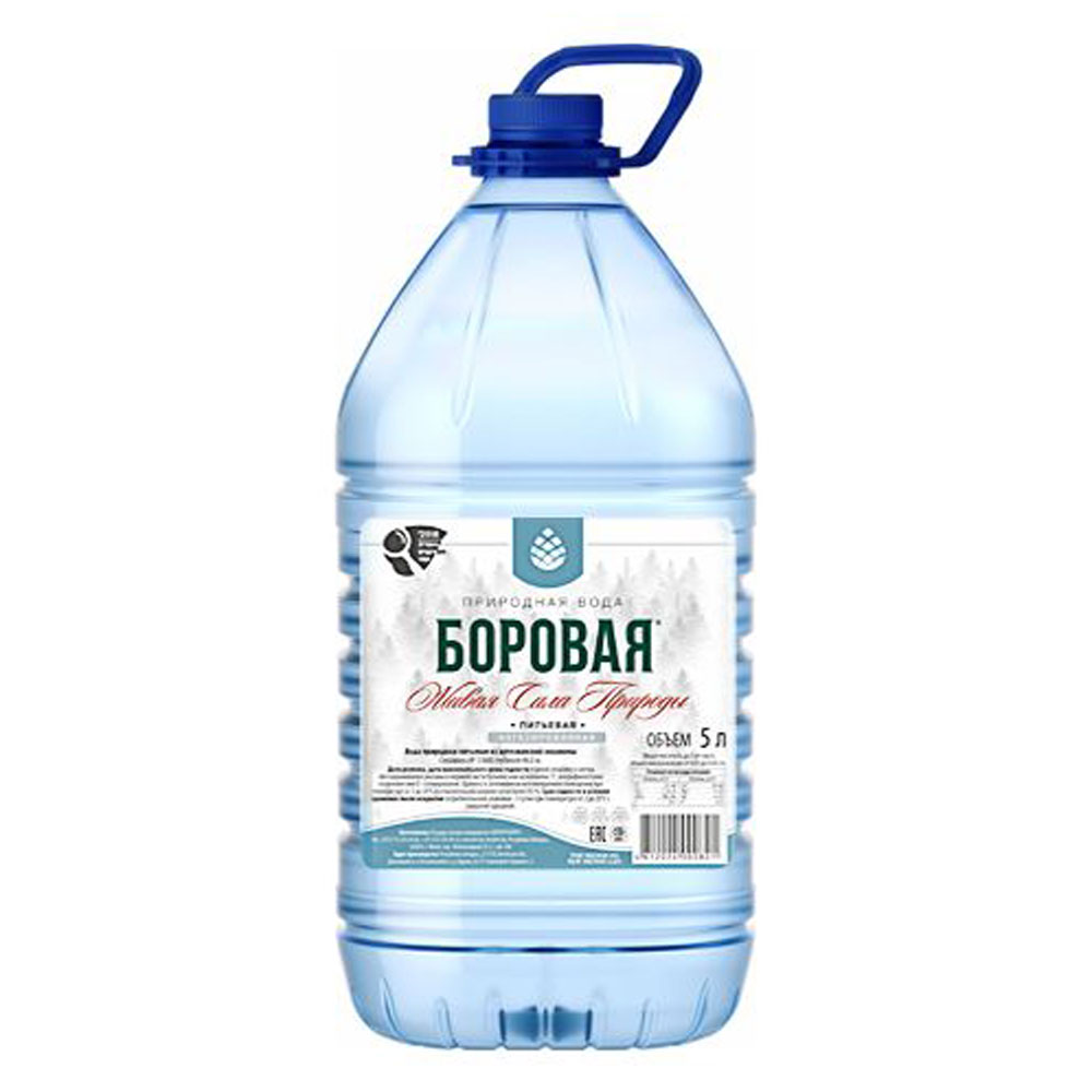 Вода питьевая "Боровая", негазированная, 5 л