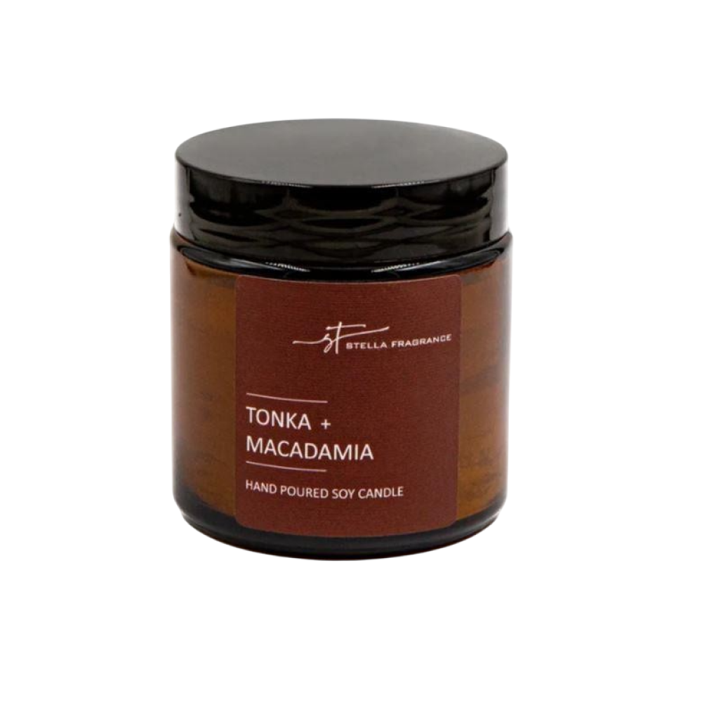 Свеча декоративная Stella Fragrance "Tonka Macadamia", 90 гр.