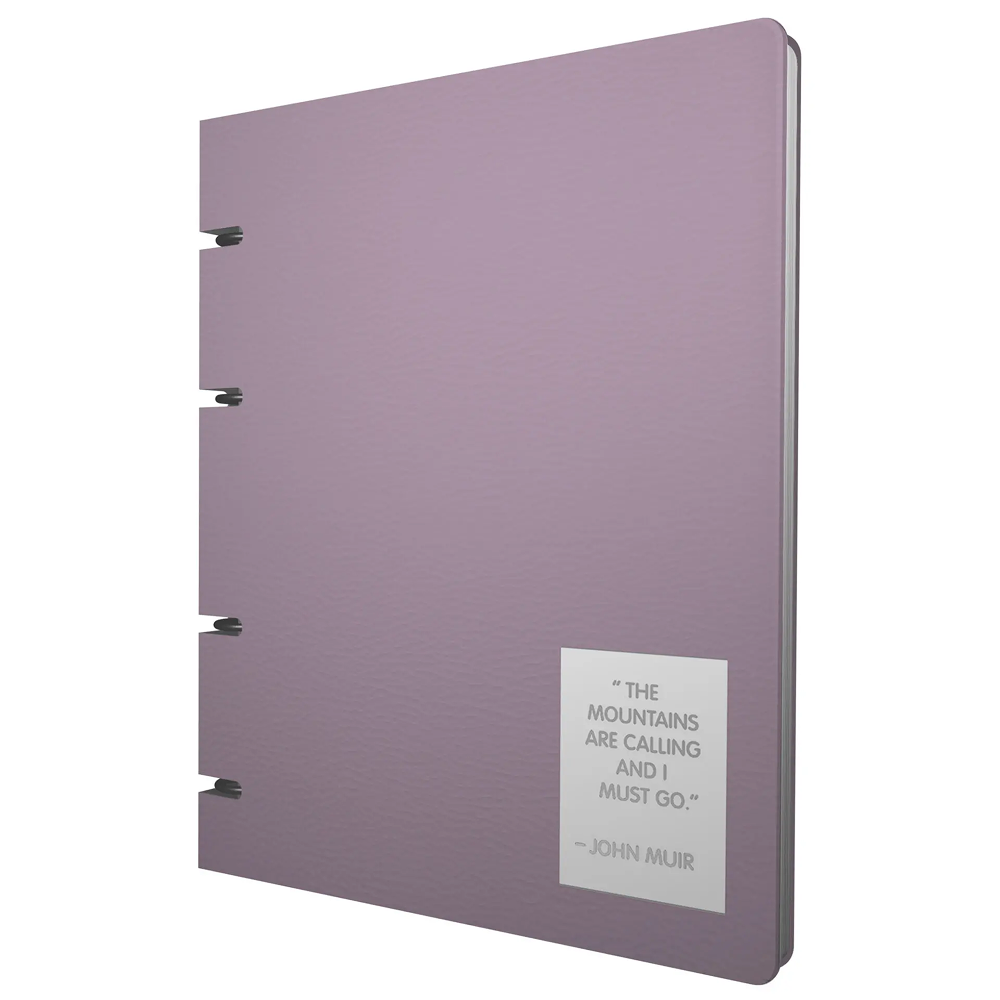 Тетрадь "Nuances. Эустома", А5, 120 листов, клетка, фиолетовый