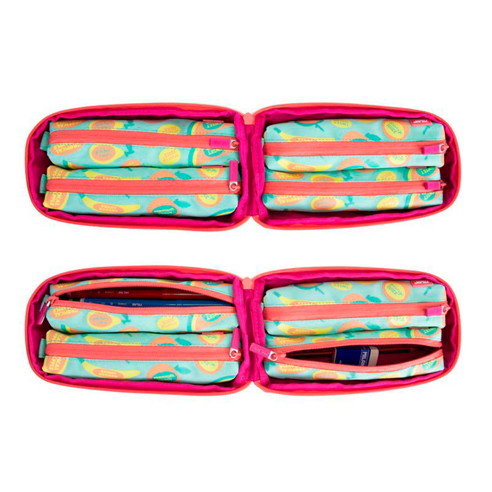 Пенал Milan "Frutikis", с наполнением, разноцветный