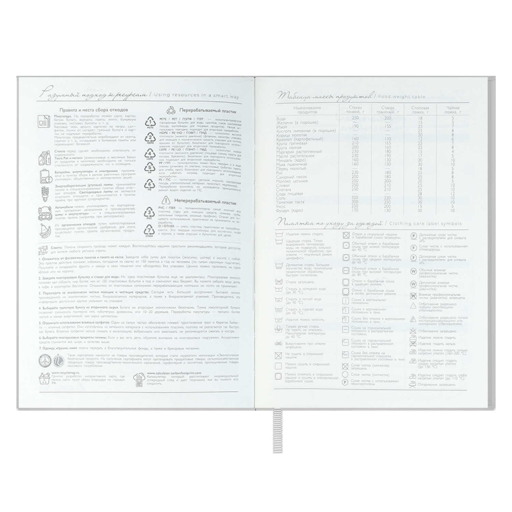 Ежедневник недатированный "Аспид Глосс", А6+, 320 страниц, линейка, серый - 3