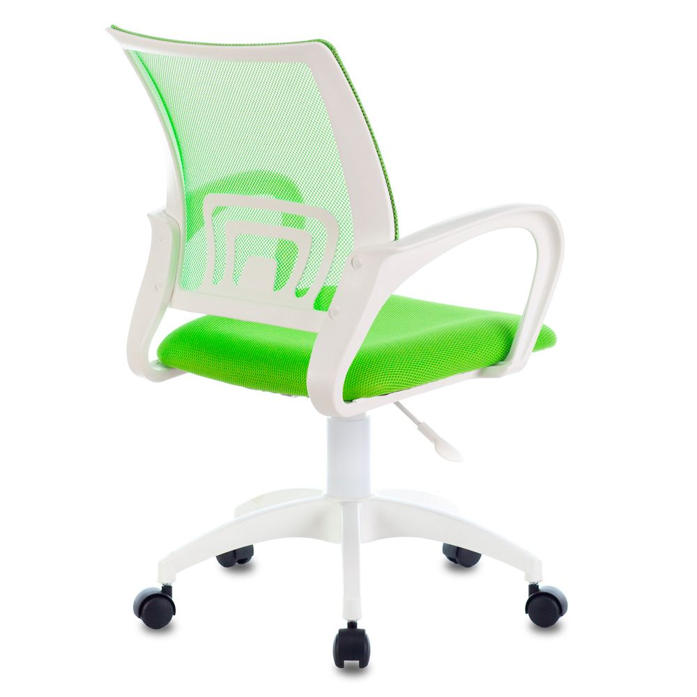 Кресло Бюрократ "CH-W695NLT", сетка, ткань, пластик, салатовый - 4